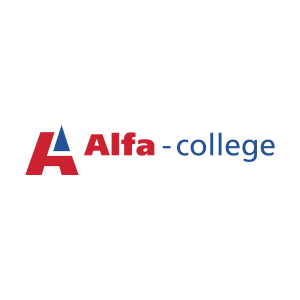 Alfa-collegen logo.