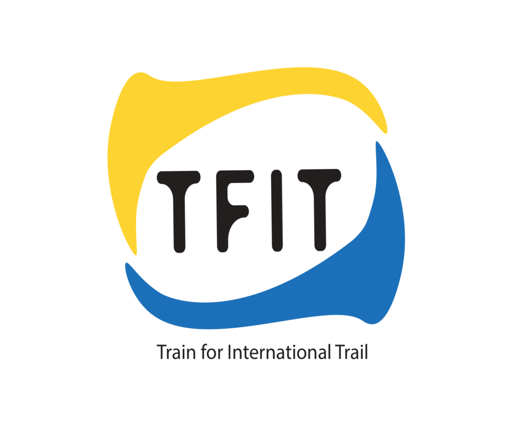 Train for International Trail -hankkeen tunnus