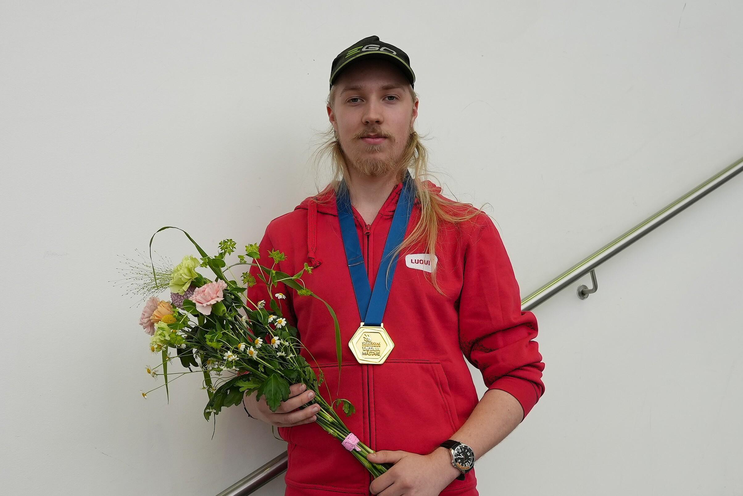 Joonas Virtanen kultaa Kiinteistönhoidon Plus-lajissa Taitaja-tapahtumassa
